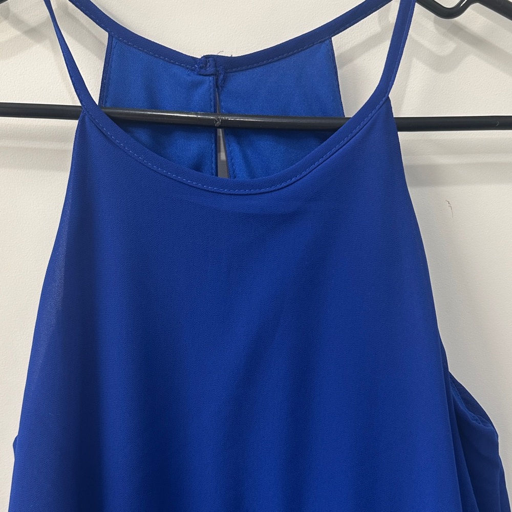 Lulu's Royal Blue Sleeveless Dress - Picture 3 of 4